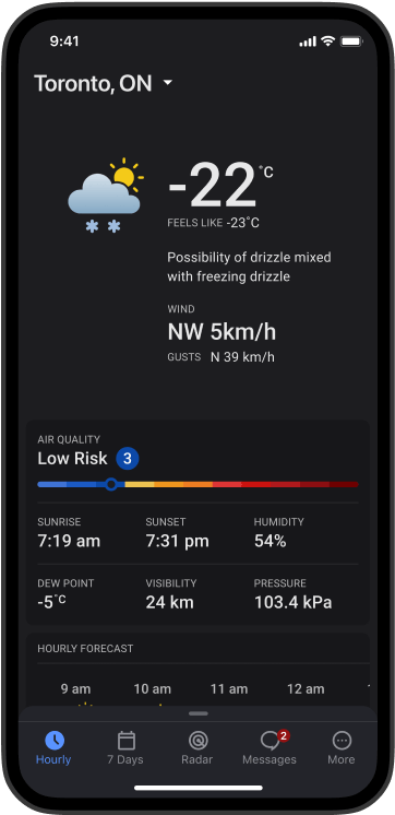 Weather Canada App