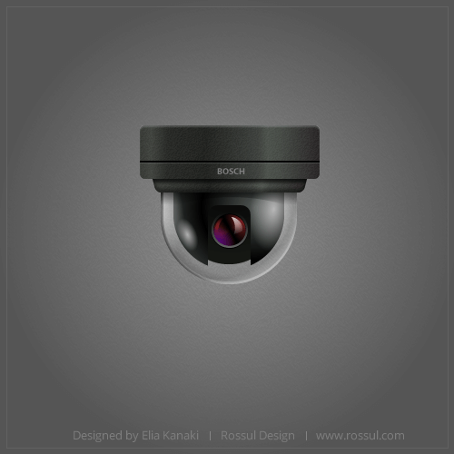 Blog Post. Free Security Camera Icon - Layered FireWorks PNG file