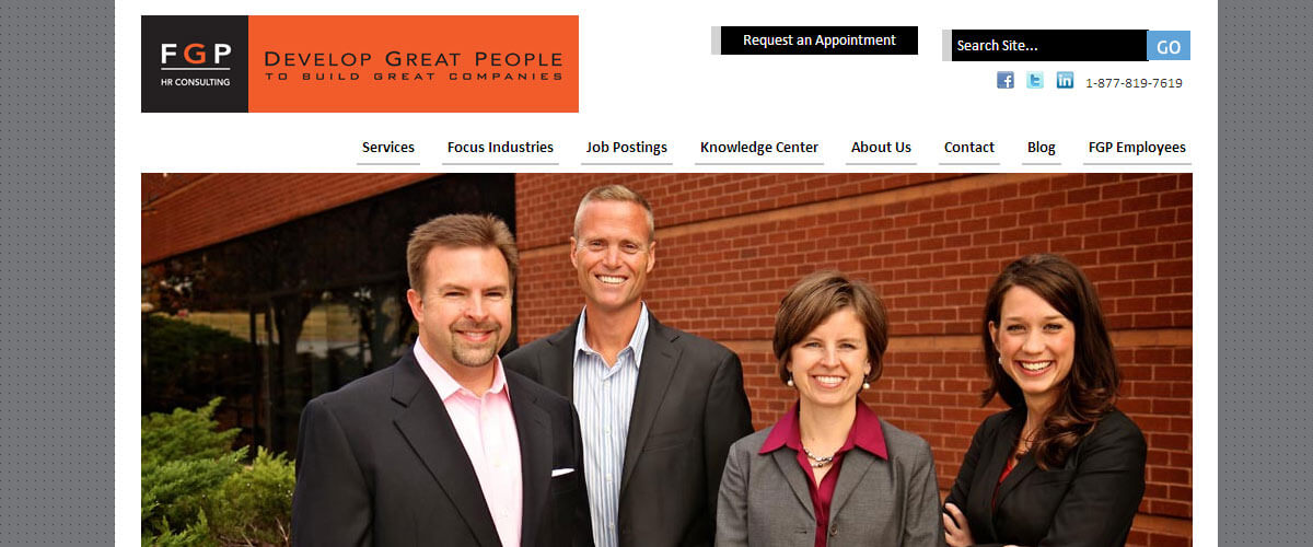 FGP HR Consulting Website Thumbnail