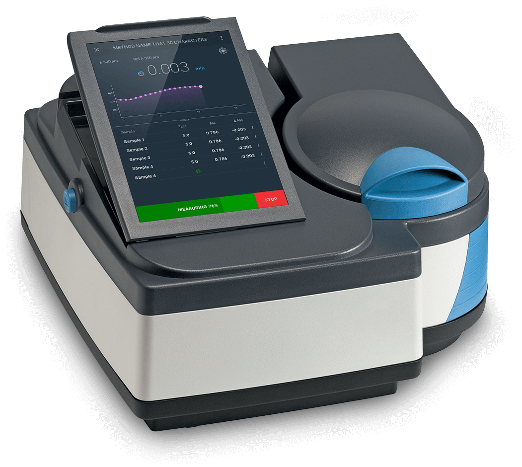 Redesigned interface for medical lab equipment with improved information architecture and navigation